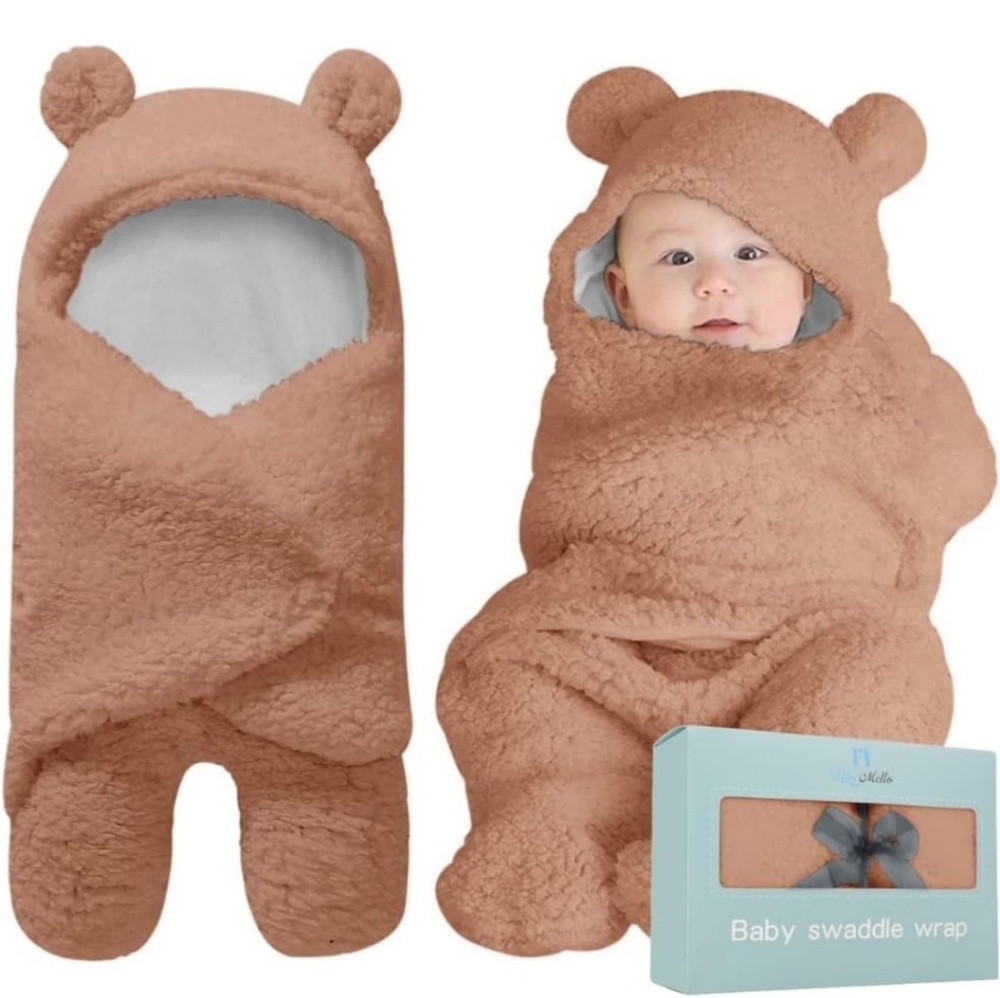 Blue Mello baby swaddle wrap